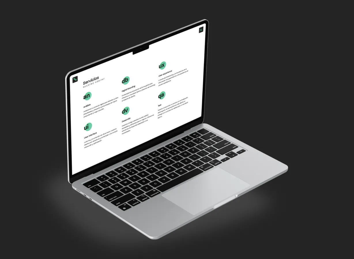 Captura de pantalla de Iguana Digital - Desarrollo Webflow