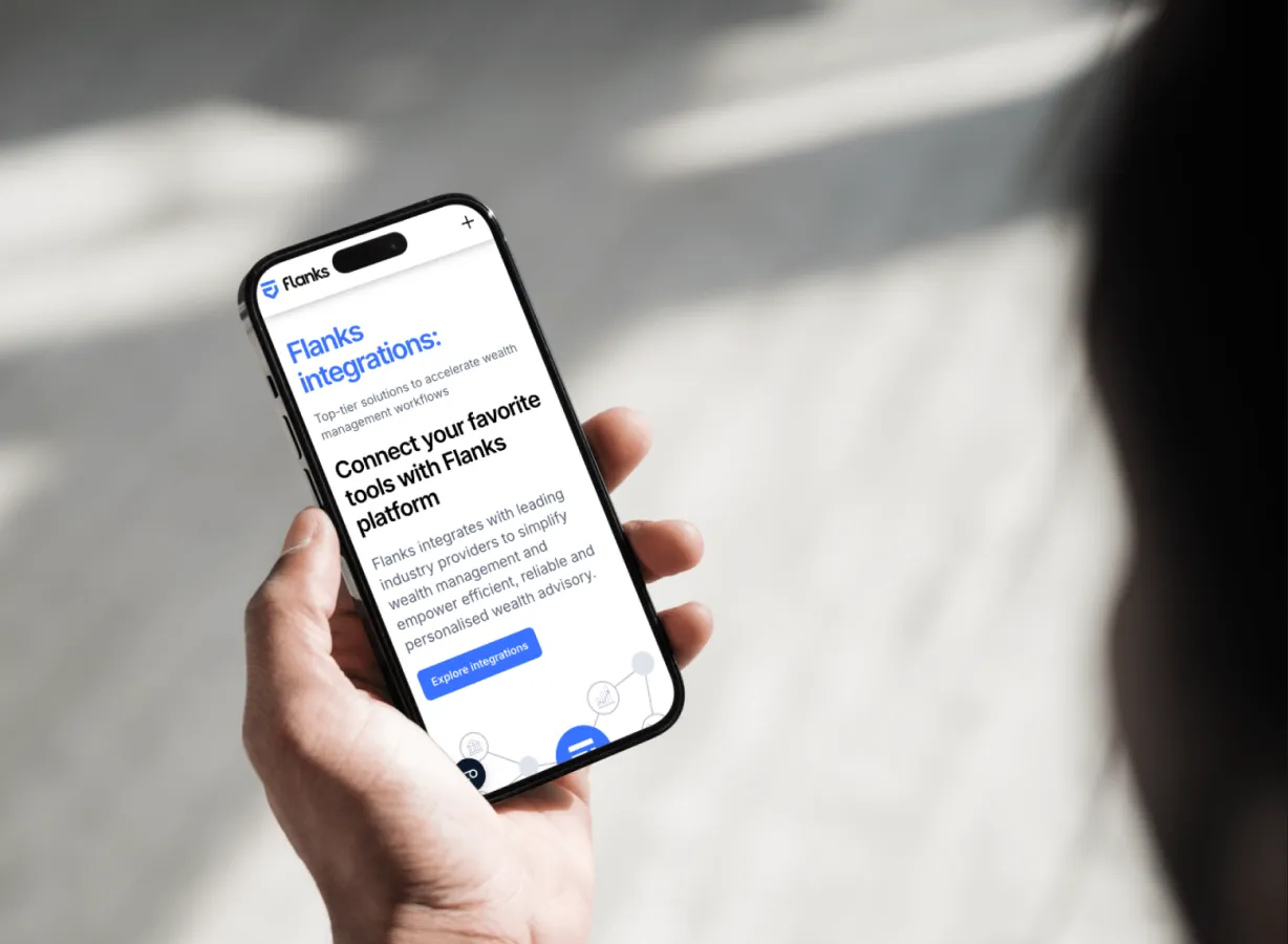 Captura de pantalla de Flanks - Desarrollo Webflow