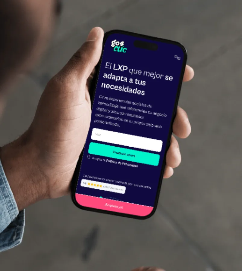 Captura de pantalla de Go4clic - Desarrollo Webflow