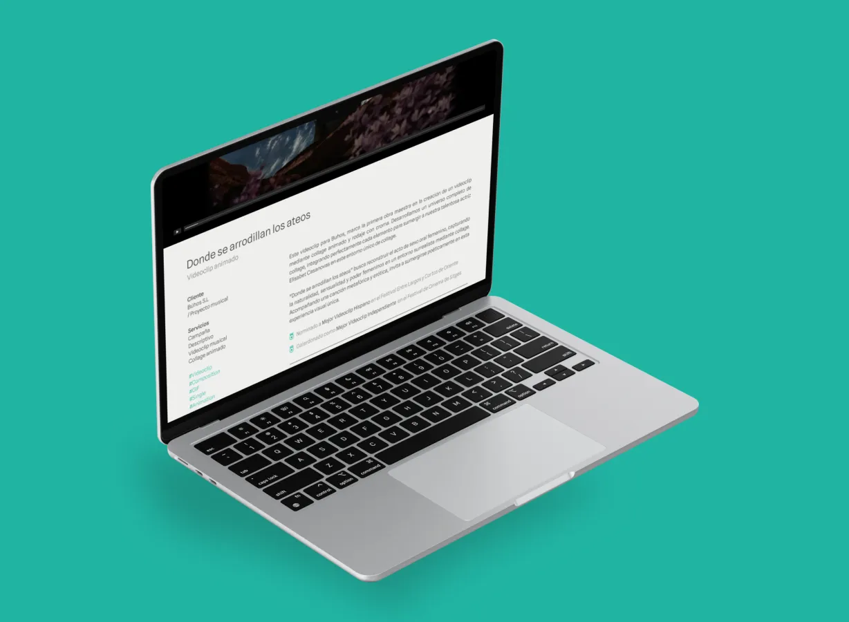 Captura de pantalla de Collageanimations - Desarrollo Webflow