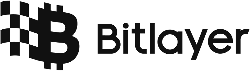 Bitlayer company logo with stylized B and checkered flag design.