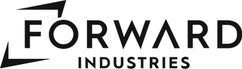 Forward Industries logo with stylized arrow design framing the word 'FORWARD' above 'INDUSTRIES'.