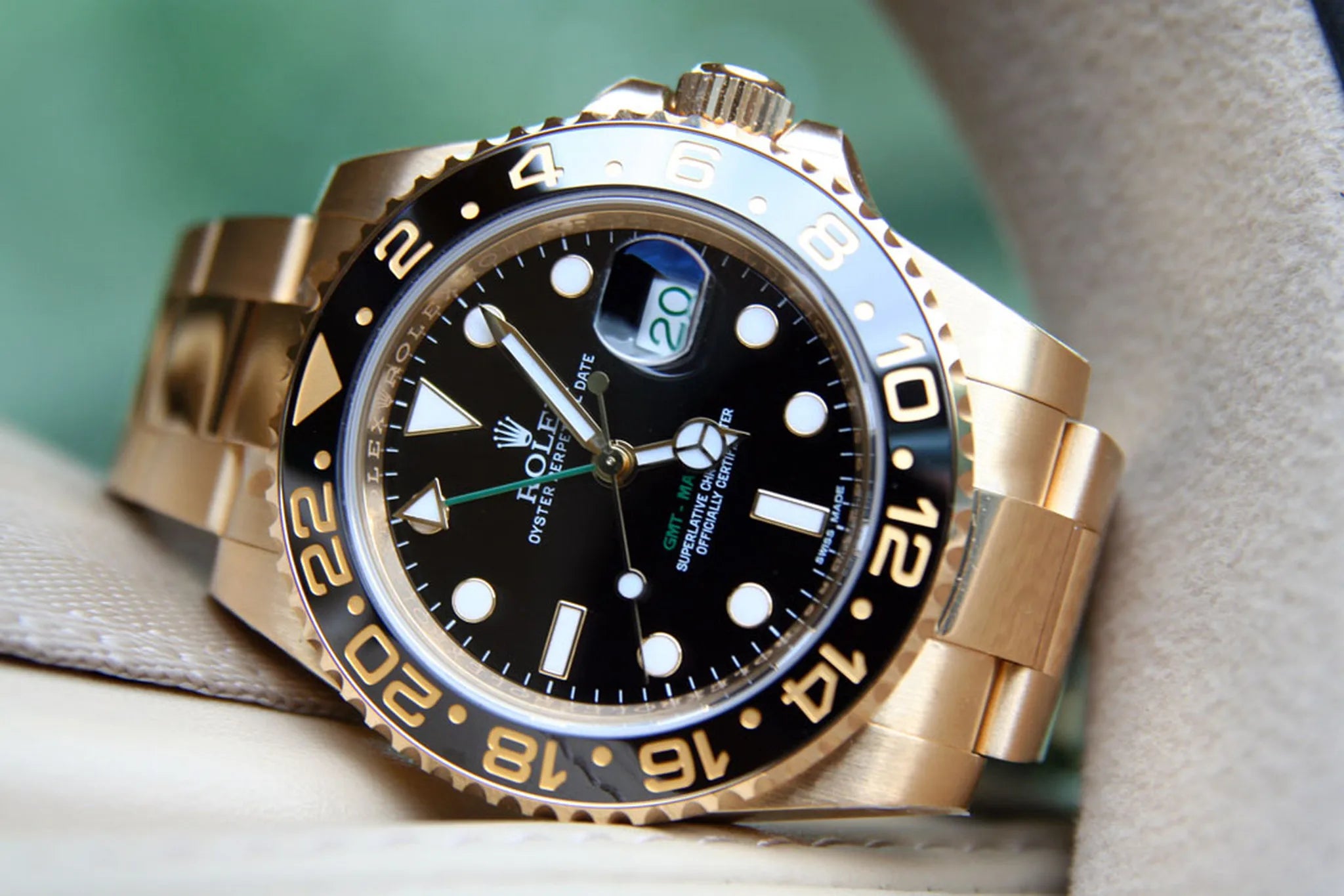 Rolex GMT-Master II 116718LN Or Jaune Full set 2018