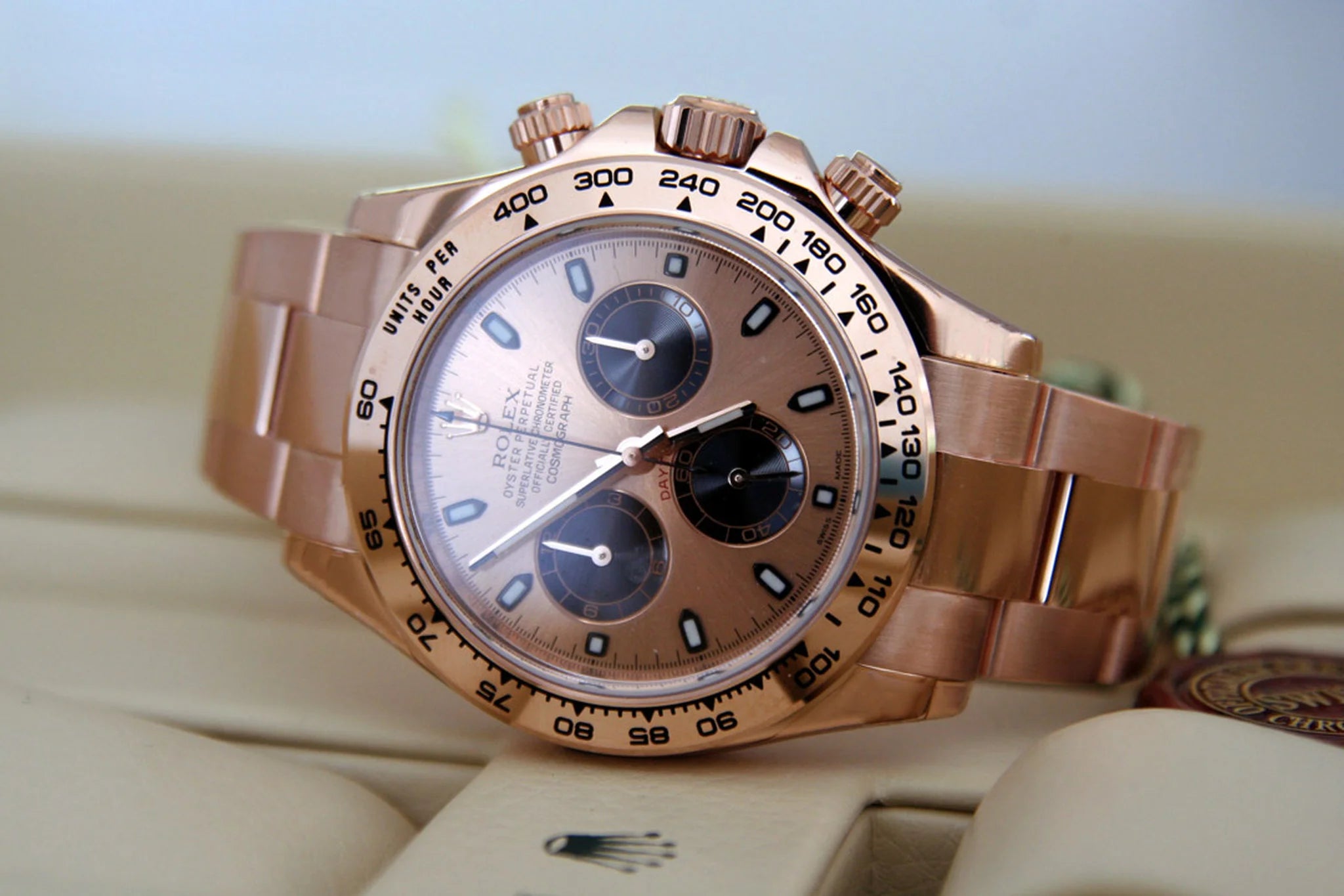 Rolex Daytona 116505 Everose Full set 2016 40mm Très bon état