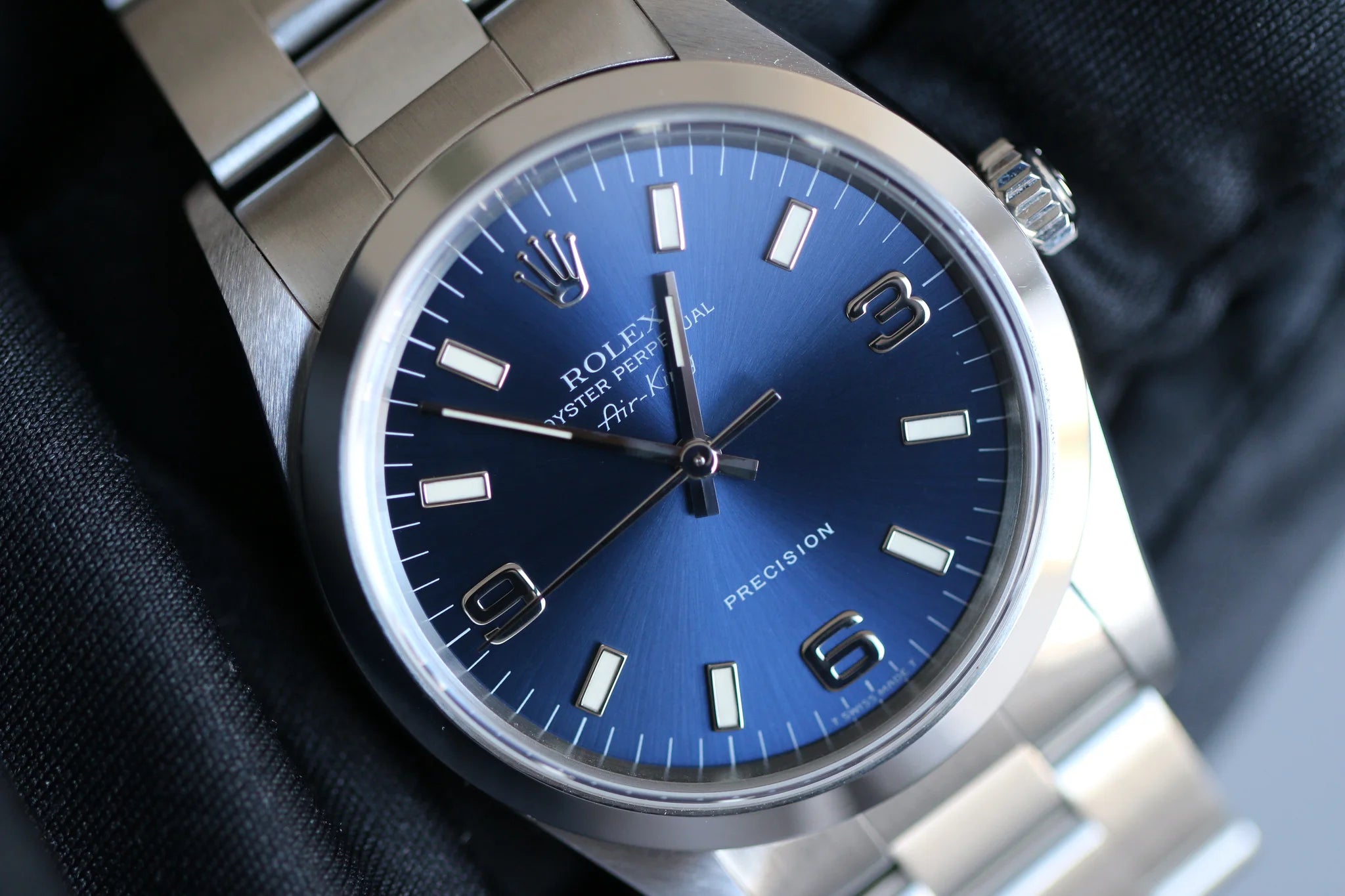 Rolex Air-King 14000M Full set 1999 blue dial