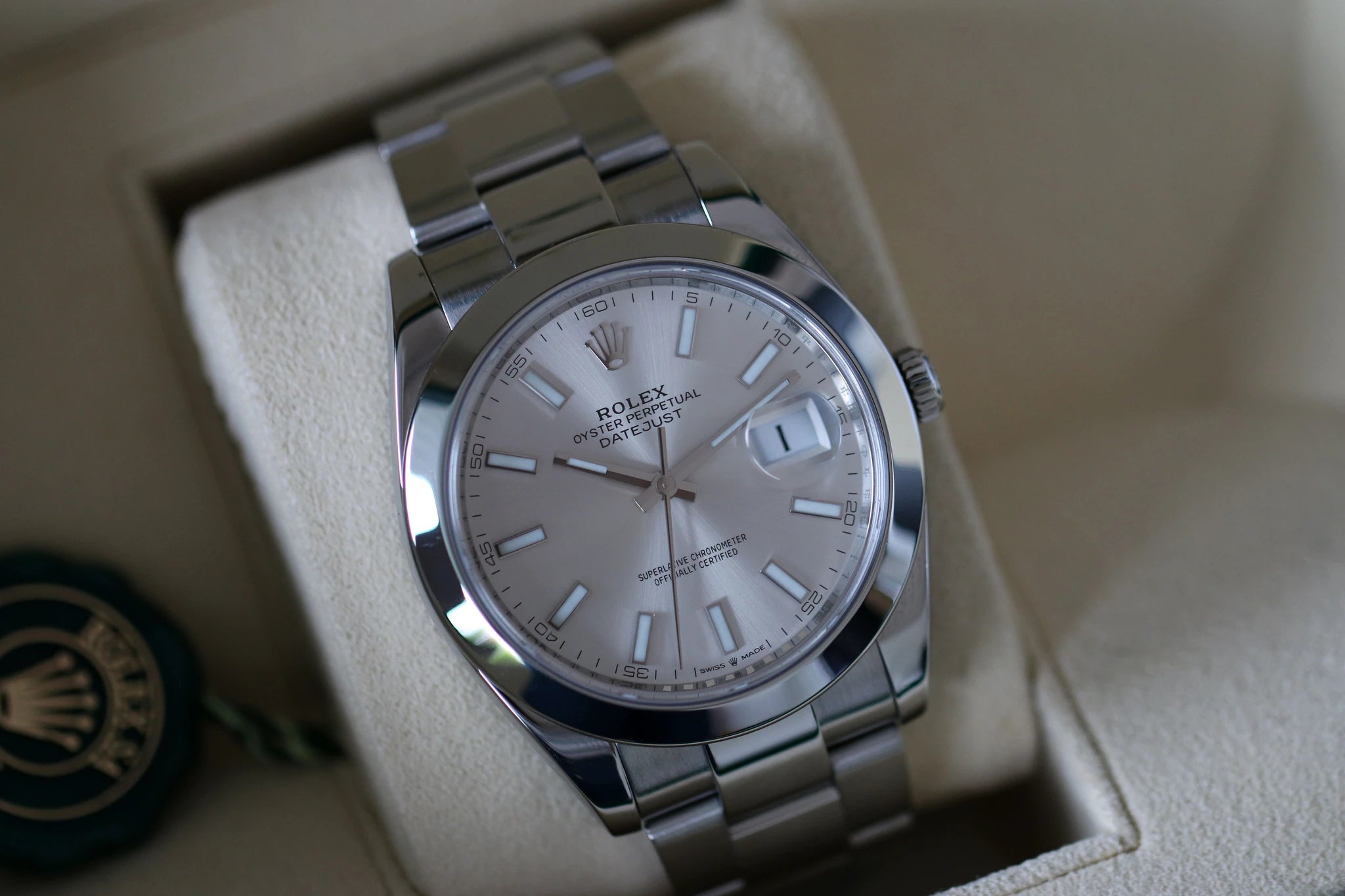 Rolex Datejust 41 126300 silver Full set 2021