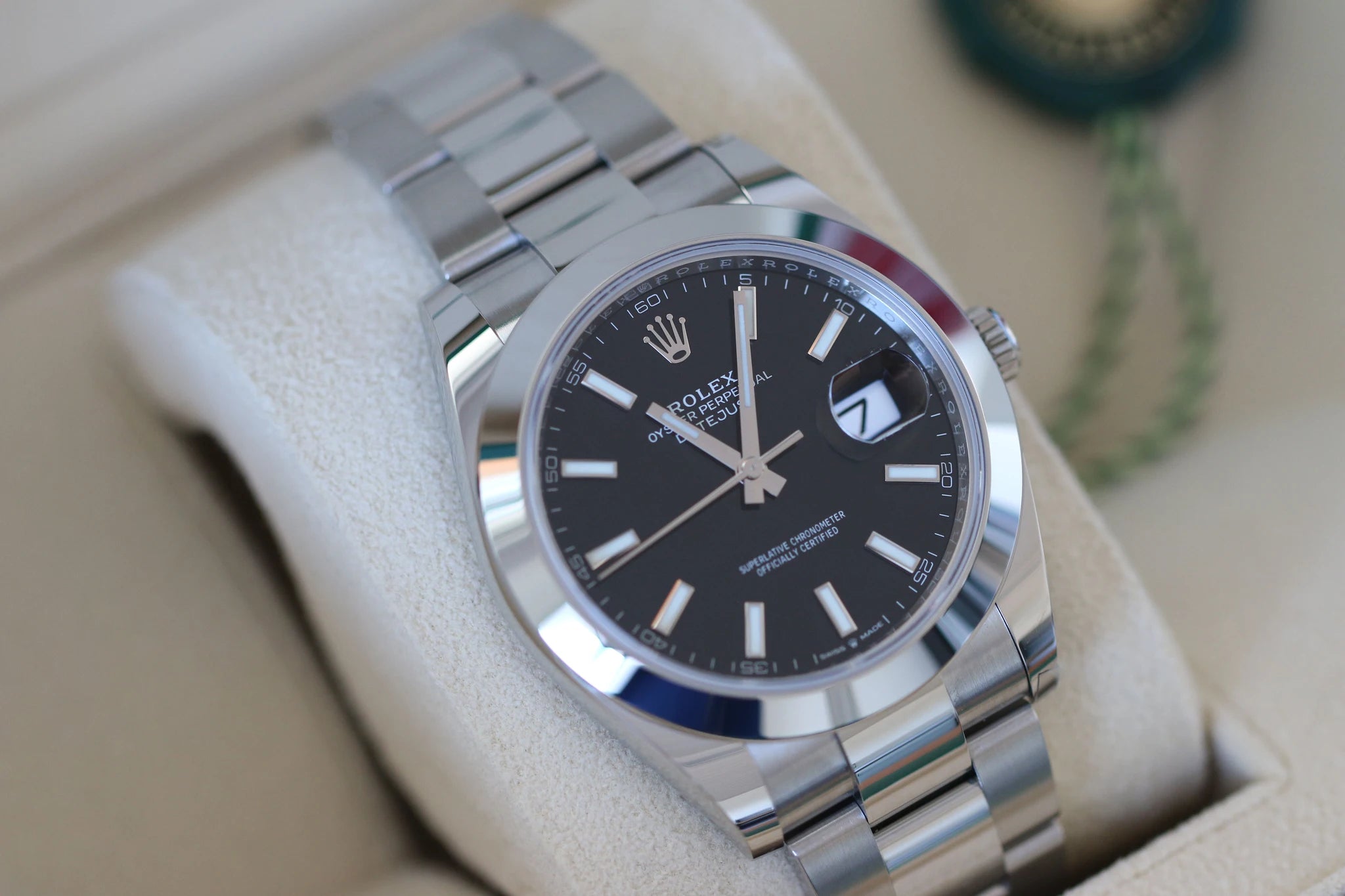 Rolex Datejust 41 126300 cadran noir Full set 2024