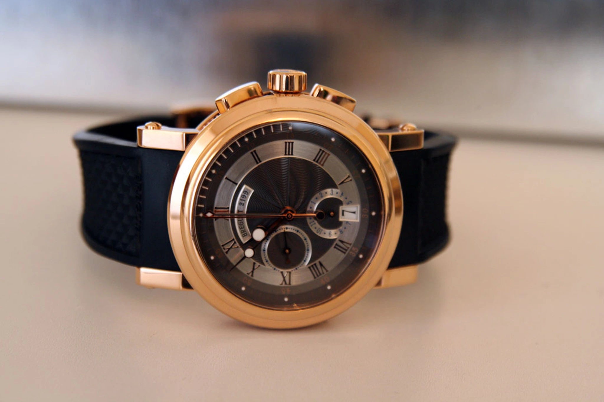 Breguet Marine Chronograph 5827BR/Z2/5ZU Grey Full set 2021