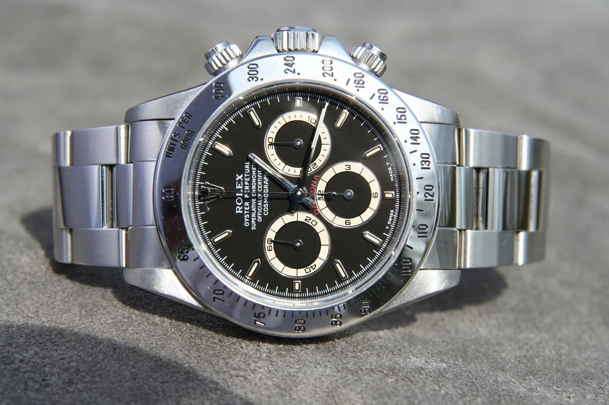 Rolex Daytona 16520 Schwarz Komplettset 1995 gewartet in 2018