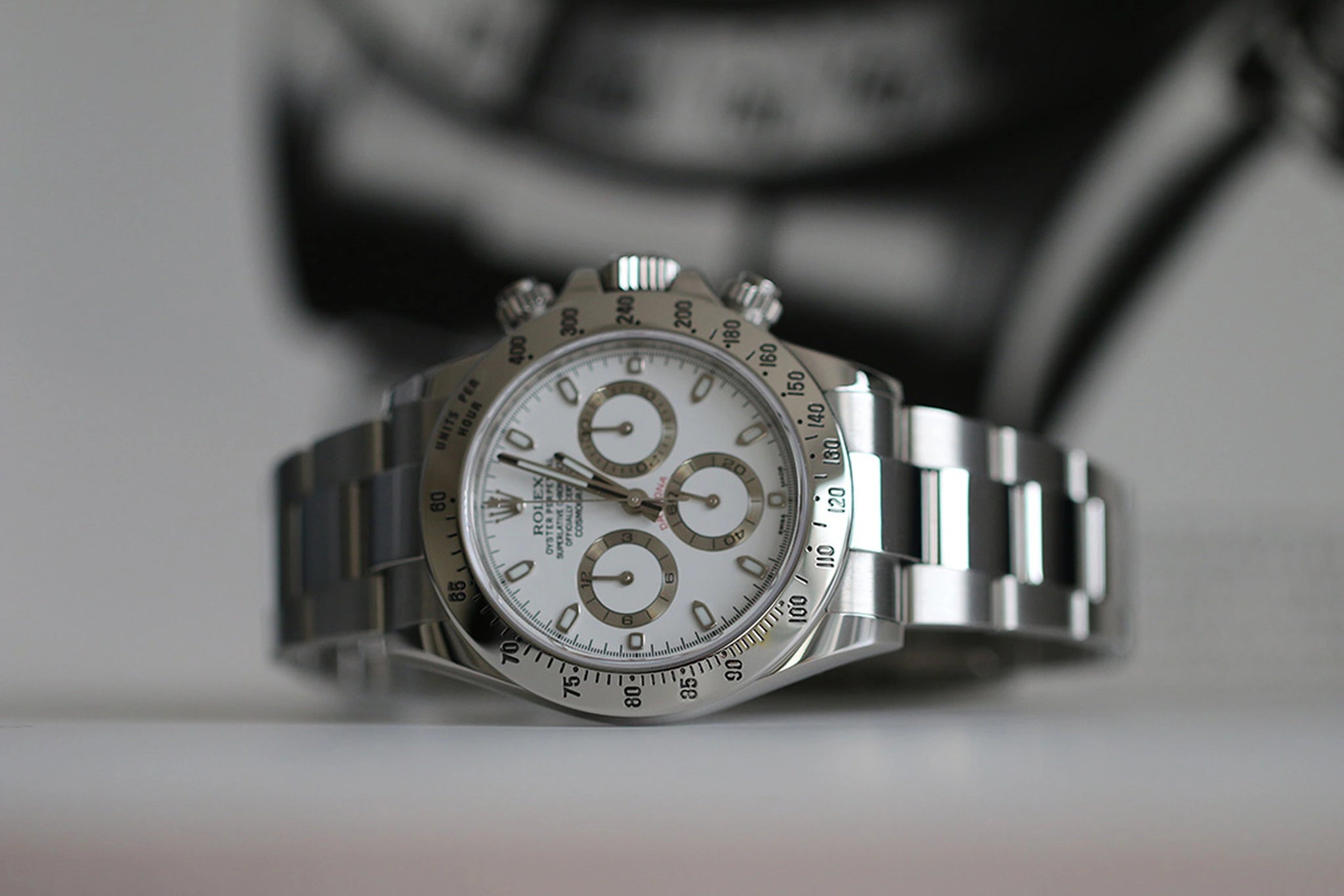 Rolex Daytona 116520 Weiß Komplettset 2016