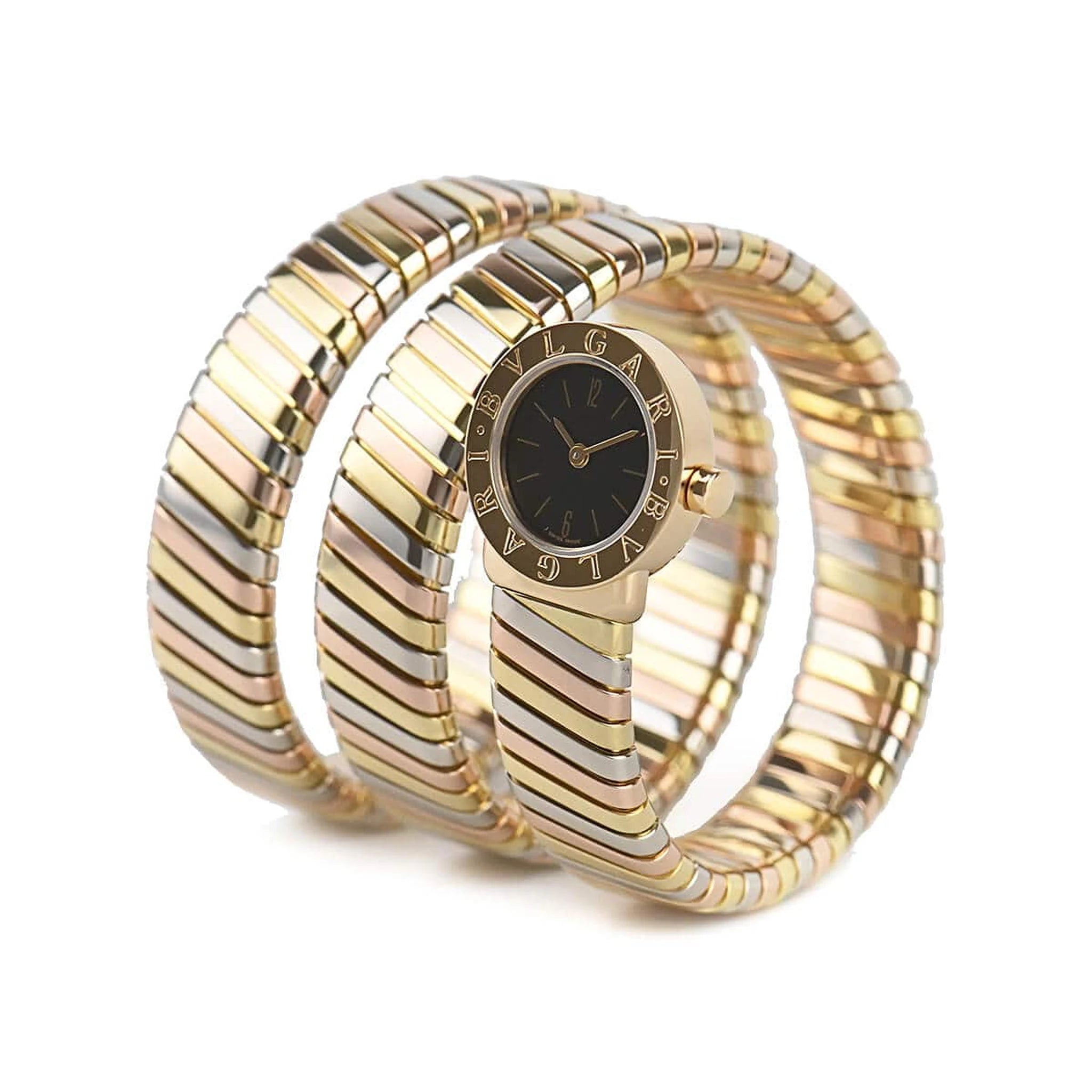 Bulgari Tubogas BB191TYWP Full set 1988 Révisée en 2024