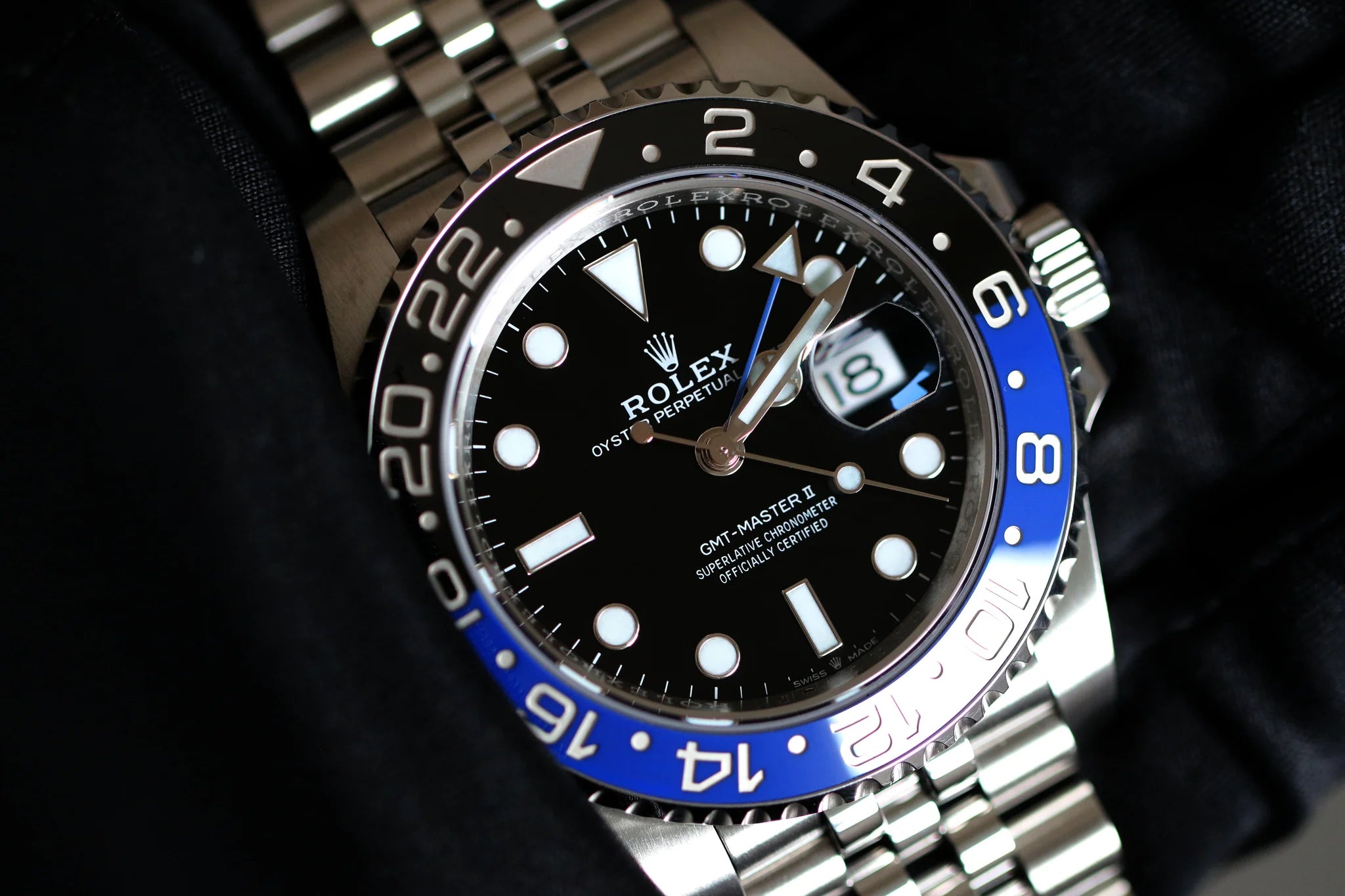 Rolex GMT-Master II Batman 126710BLNR 2022 Révisée en 2025
