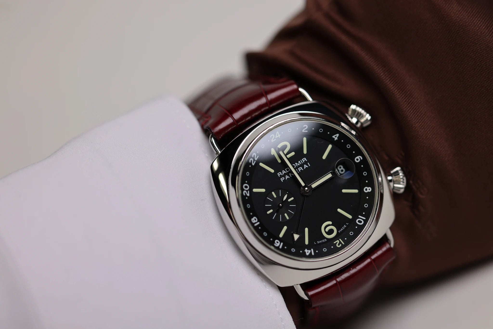 Panerai Radiomir GMT PAM00184 Komplettset 2005, gewartet 2010