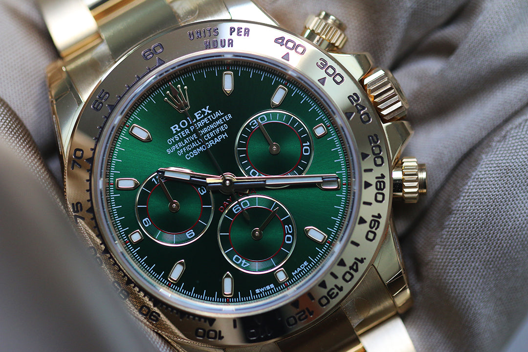 Rolex Cosmograph Daytona 116508 de 2017 cadran Vert
