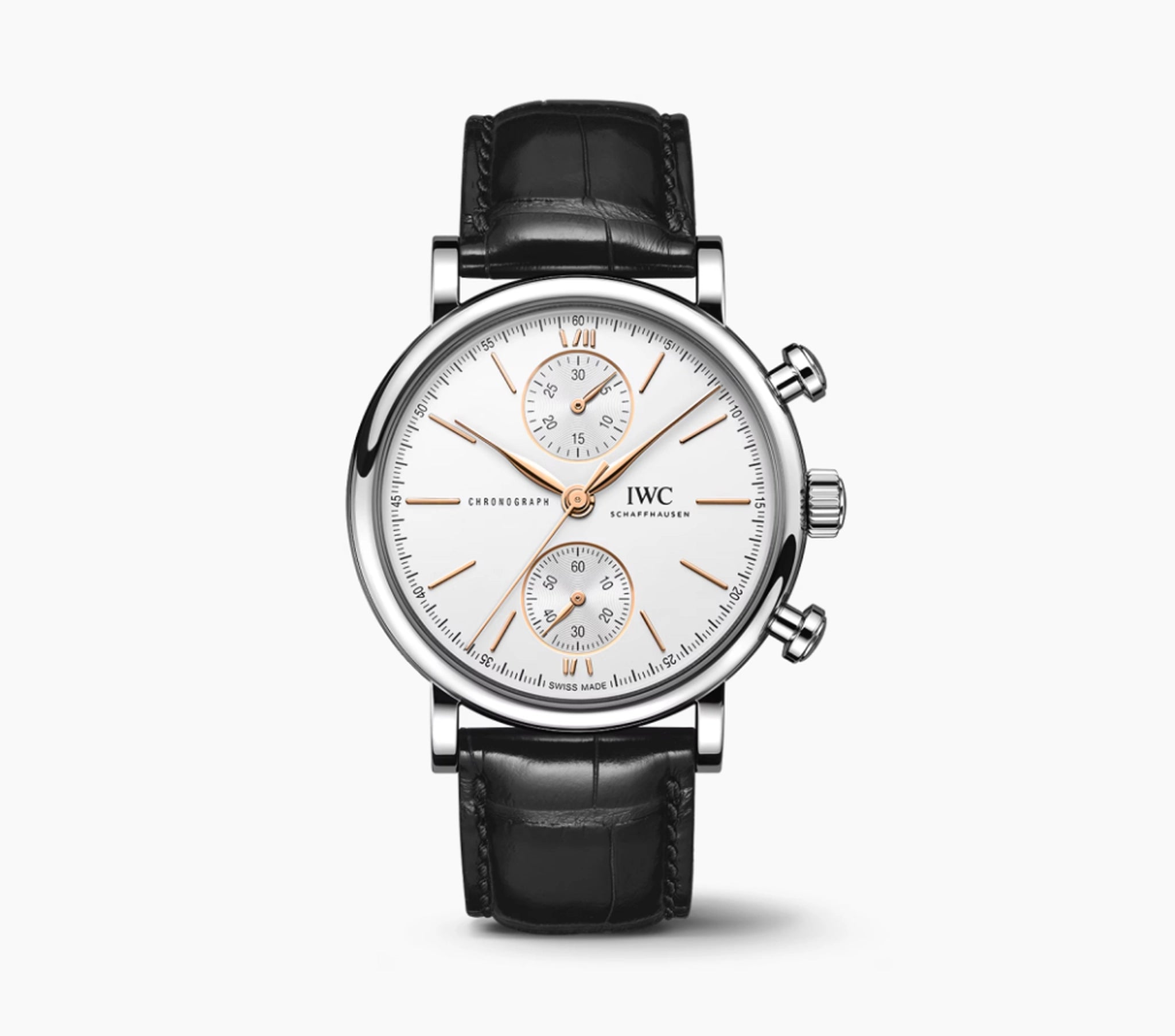 IWC Portofino Chronographe 39 IW391406  Argent  Acier inoxydable