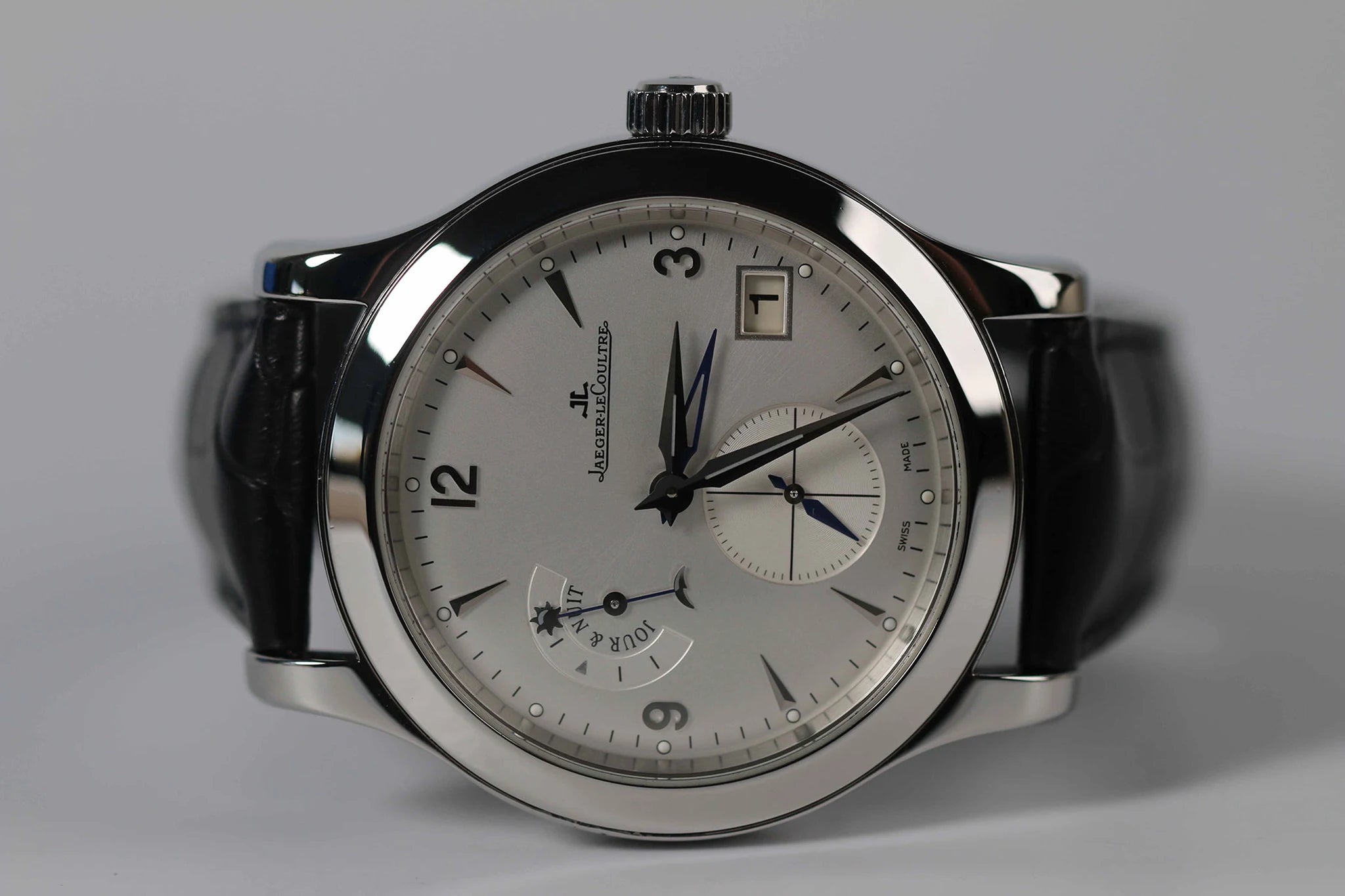 Jaeger-LeCoultre Master Home Time Q1628420 Argent Acier inoxydable