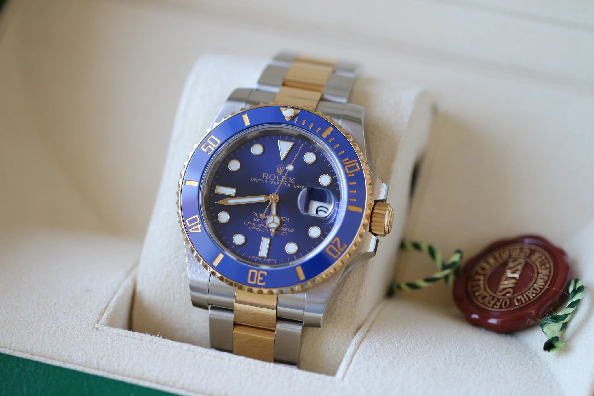 Rolex Submariner Date 116613LB 2019 Bleu Rolesor