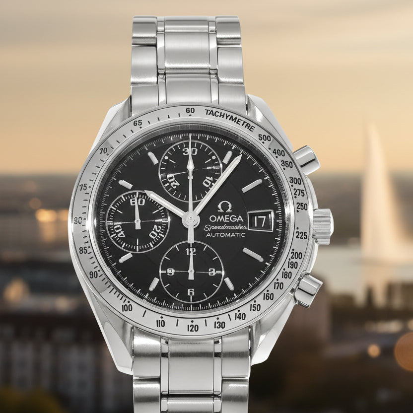 Oméga Speedmaster Date 3513.50 2014 Noir  Acier inoxydable