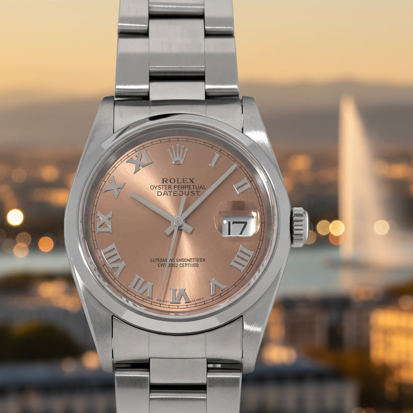 Rolex DateJust 16200  Rose  Acier inoxydable