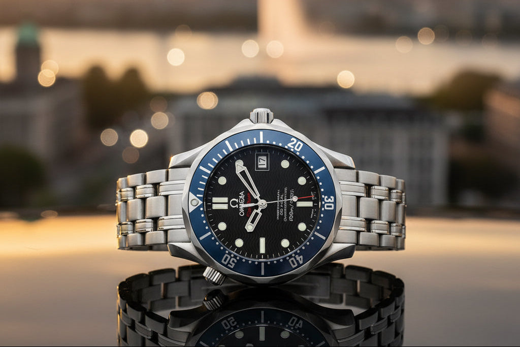 Omega Seamaster Diver 300 Co-Axial 2222.80 2016 Bleu  Acier inoxydable