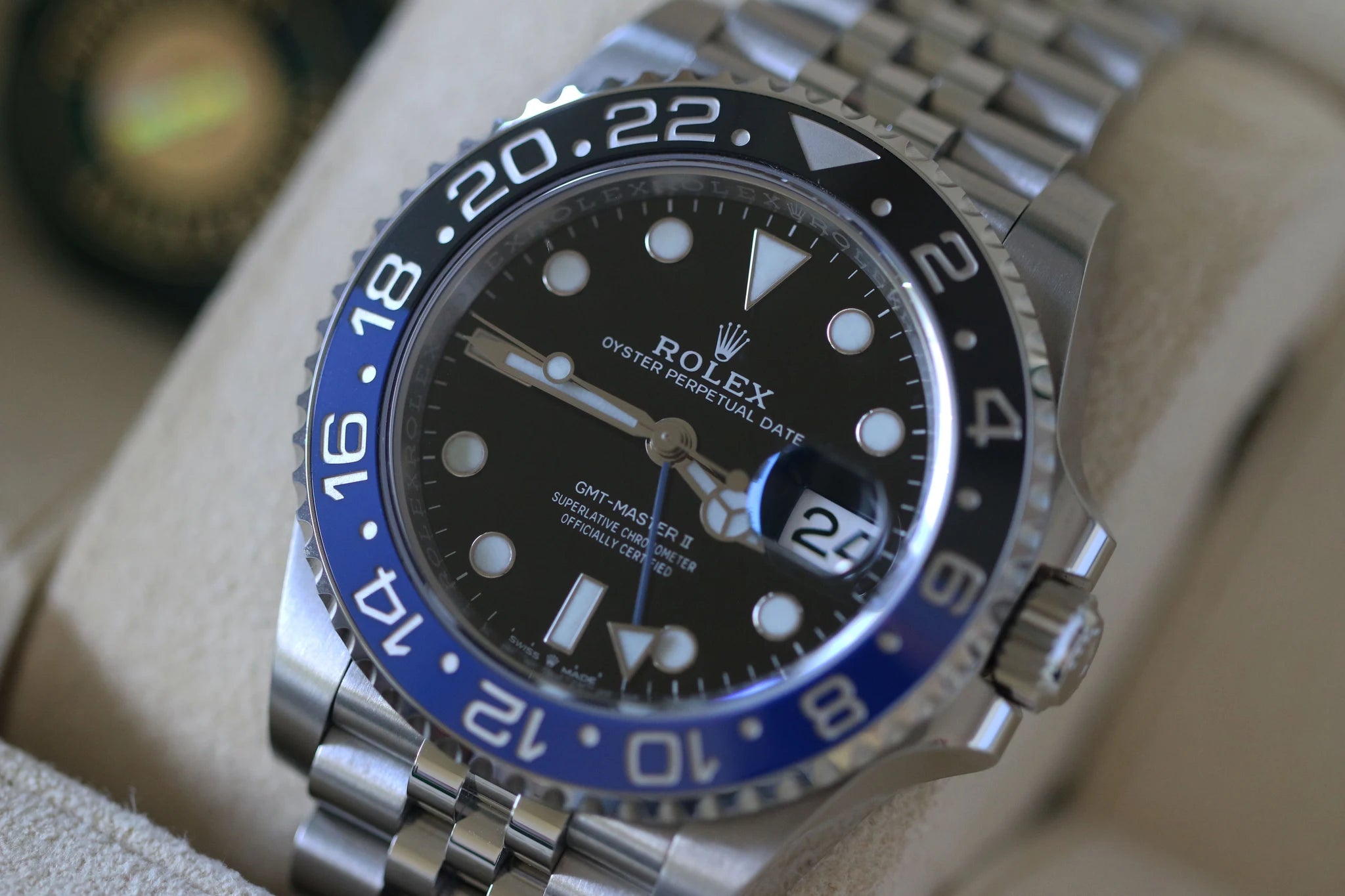 Rolex GMT Master II 126710BLNR 2024 Noir Acier inoxydable