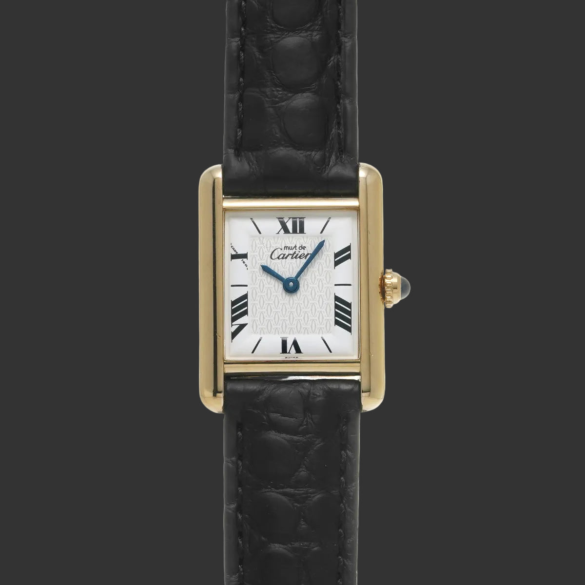 Cartier Must Tank SM Vermeil W1009654  Blanc Vermeil