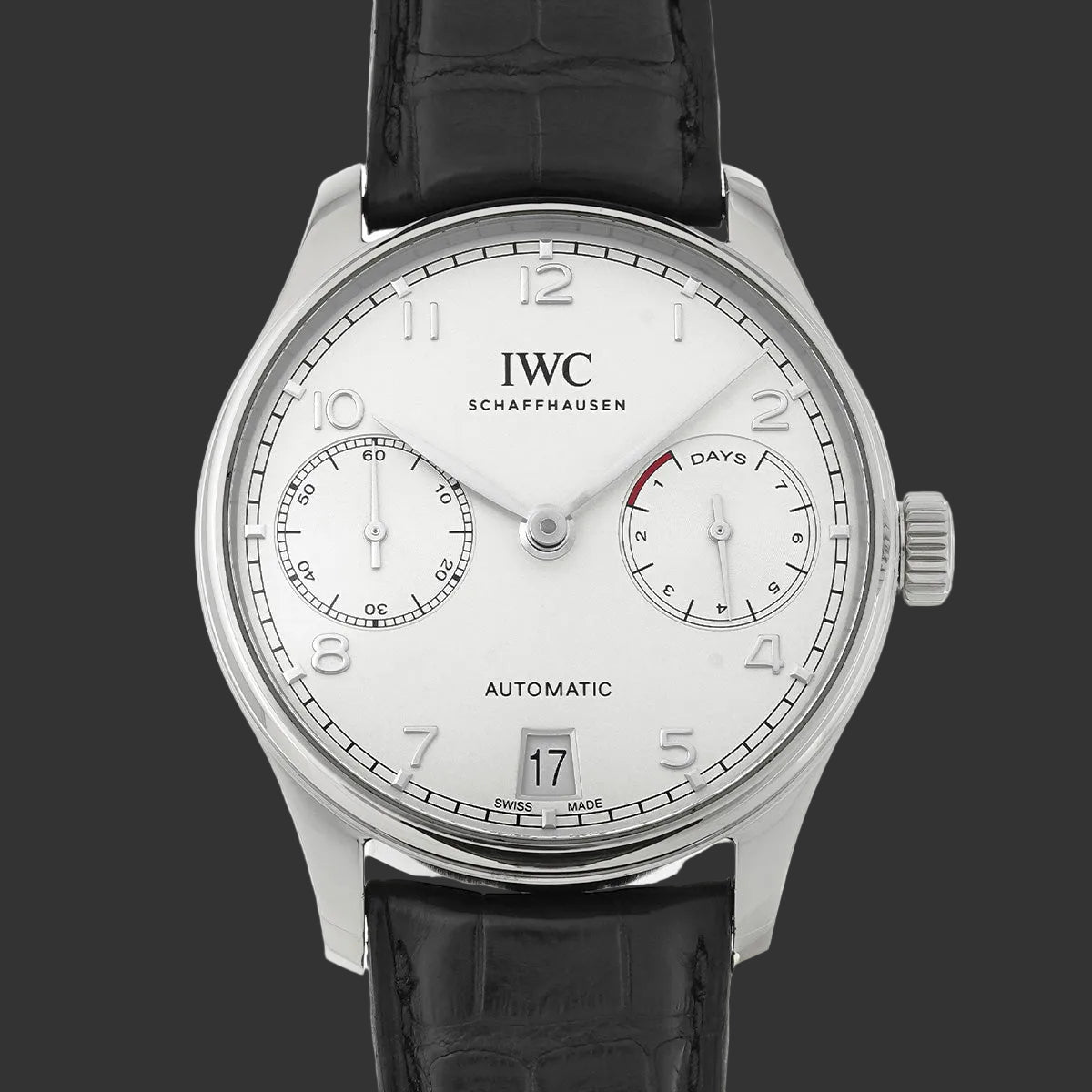 IWC Portugaise Automatique 7 jours IW500712 2019 Argent  Acier inoxydable