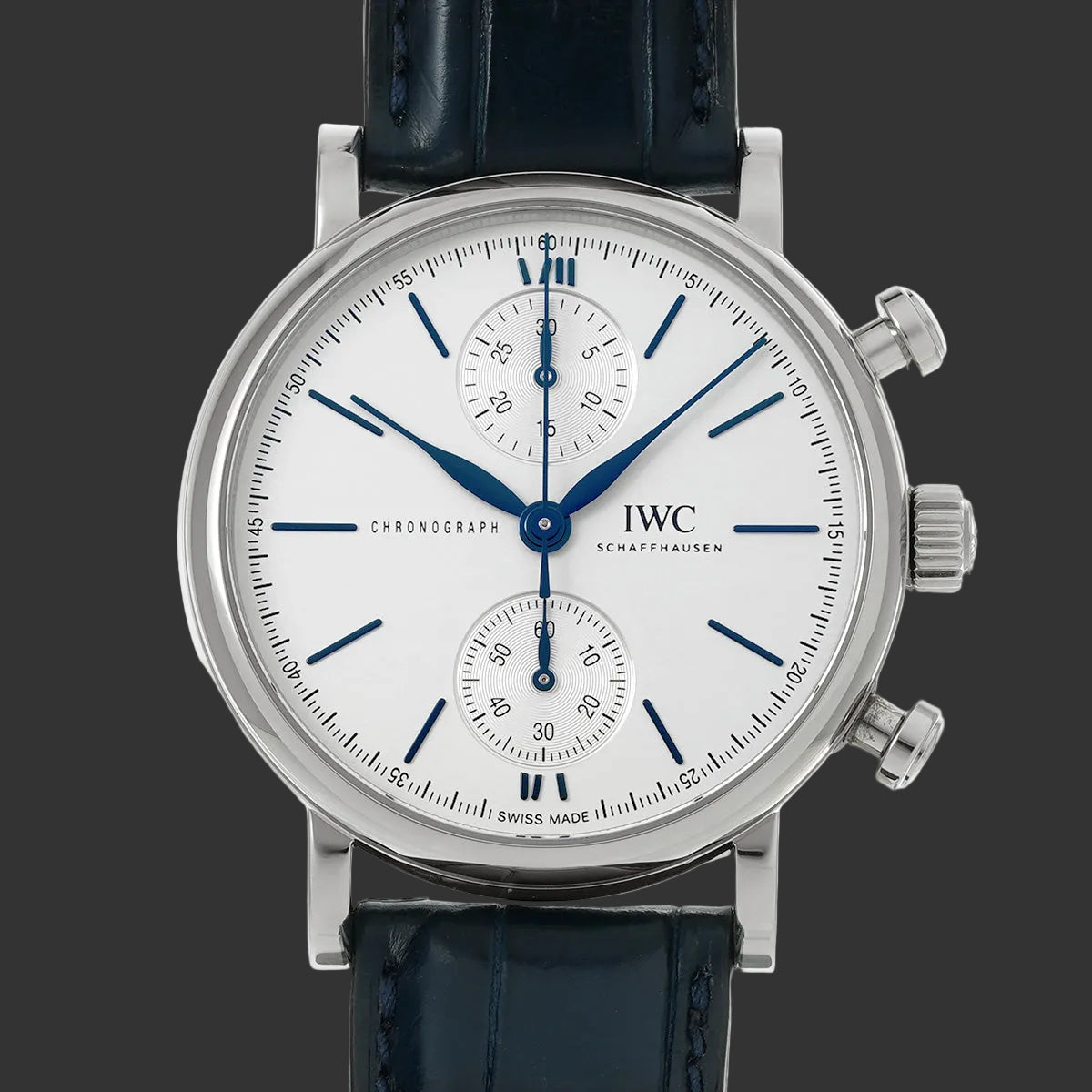 IWC Portofino Chronographe 39 IW391407 2024 Blanc  Acier inoxydable