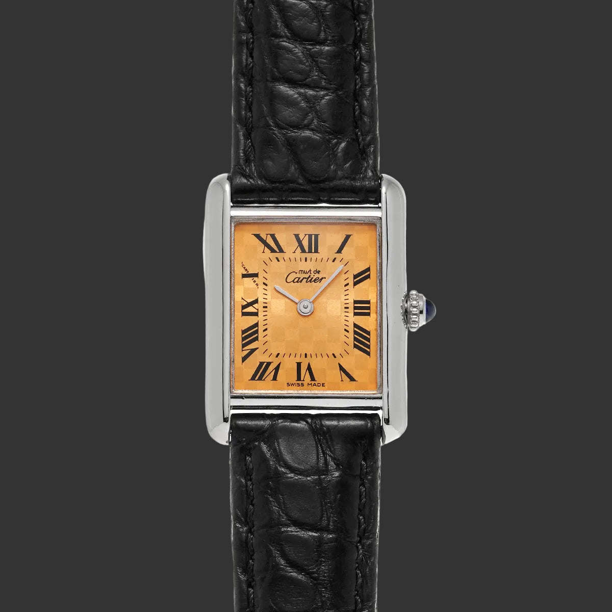 Cartier Must Tank W1017654  Orange Argent