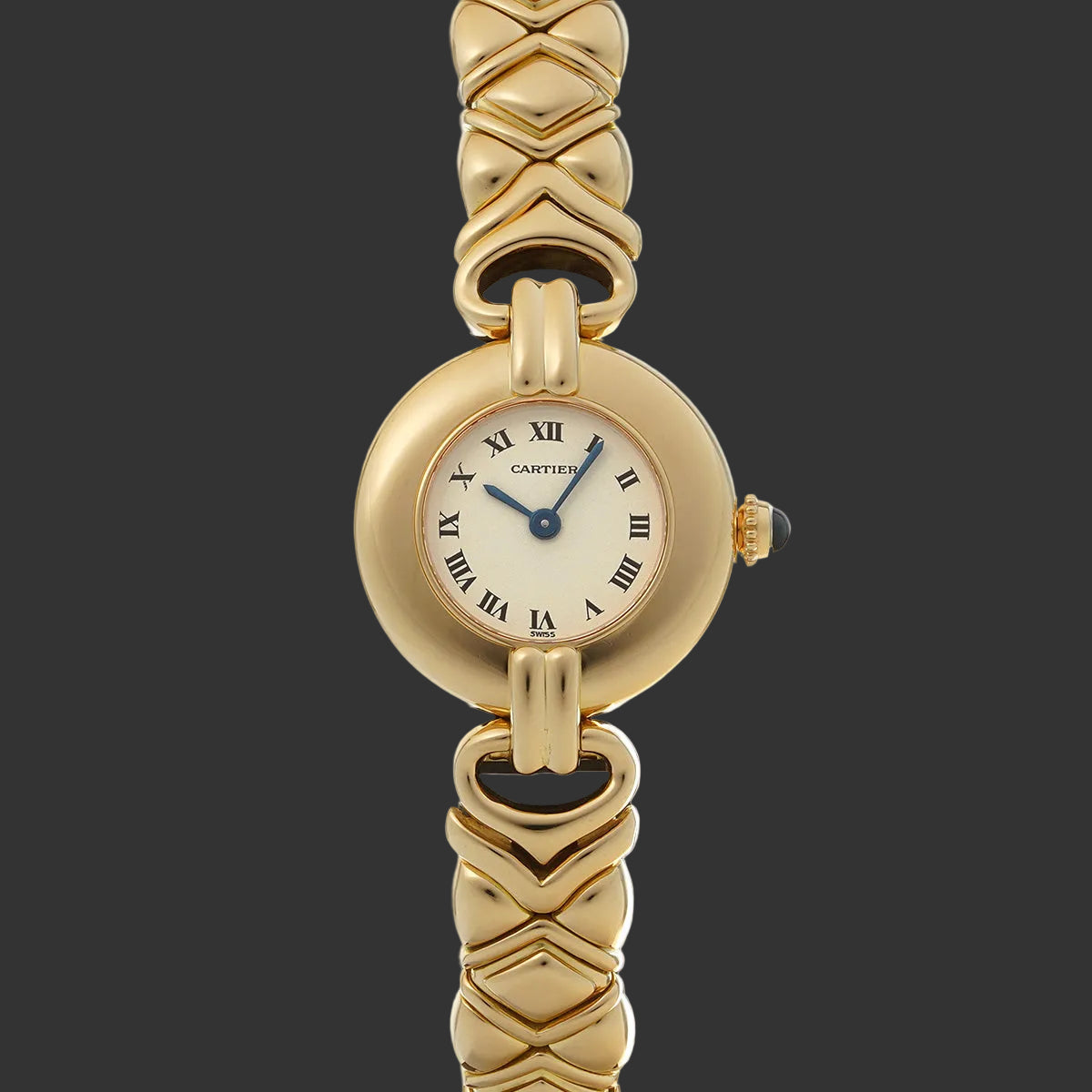 Cartier Colisée W15061G2 1992 Blanc Or jaune