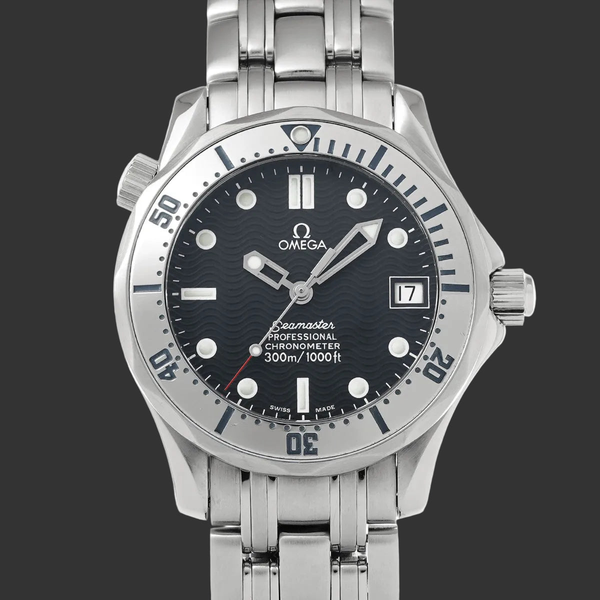 Omega Seamaster Professionnel 300 2552.80  Bleu Acier inoxydable
