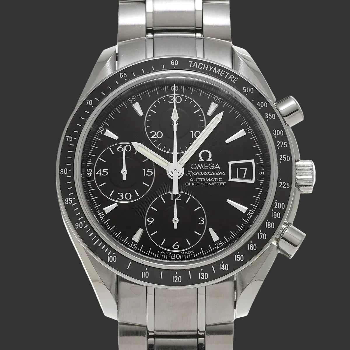 Omega Speedmaster Date 3210.50 2011 Noir  Acier inoxydable