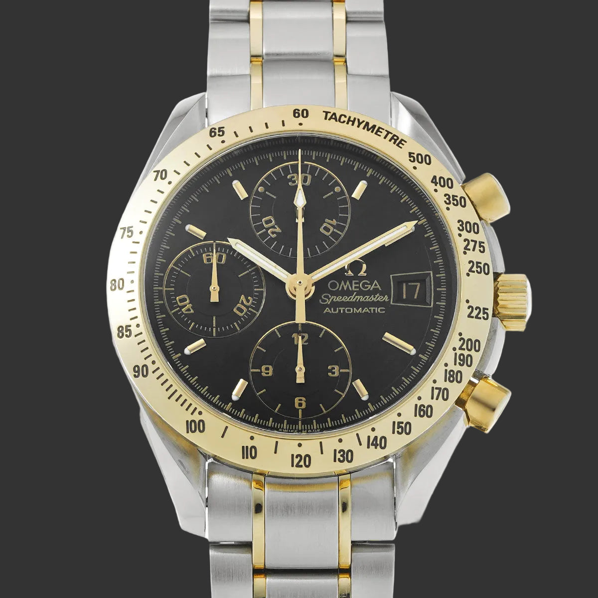Omega Speedmaster Date 3313.50  Noir  Acier inoxydable