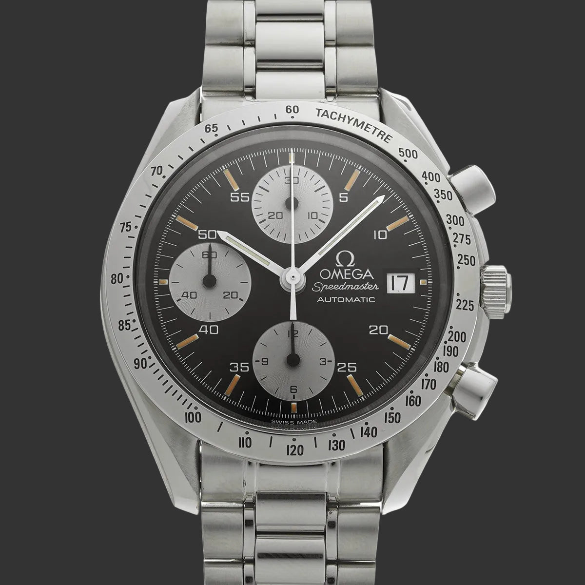 Omega Speedmaster Date 3511.50  Noir Argent Acier inoxydable