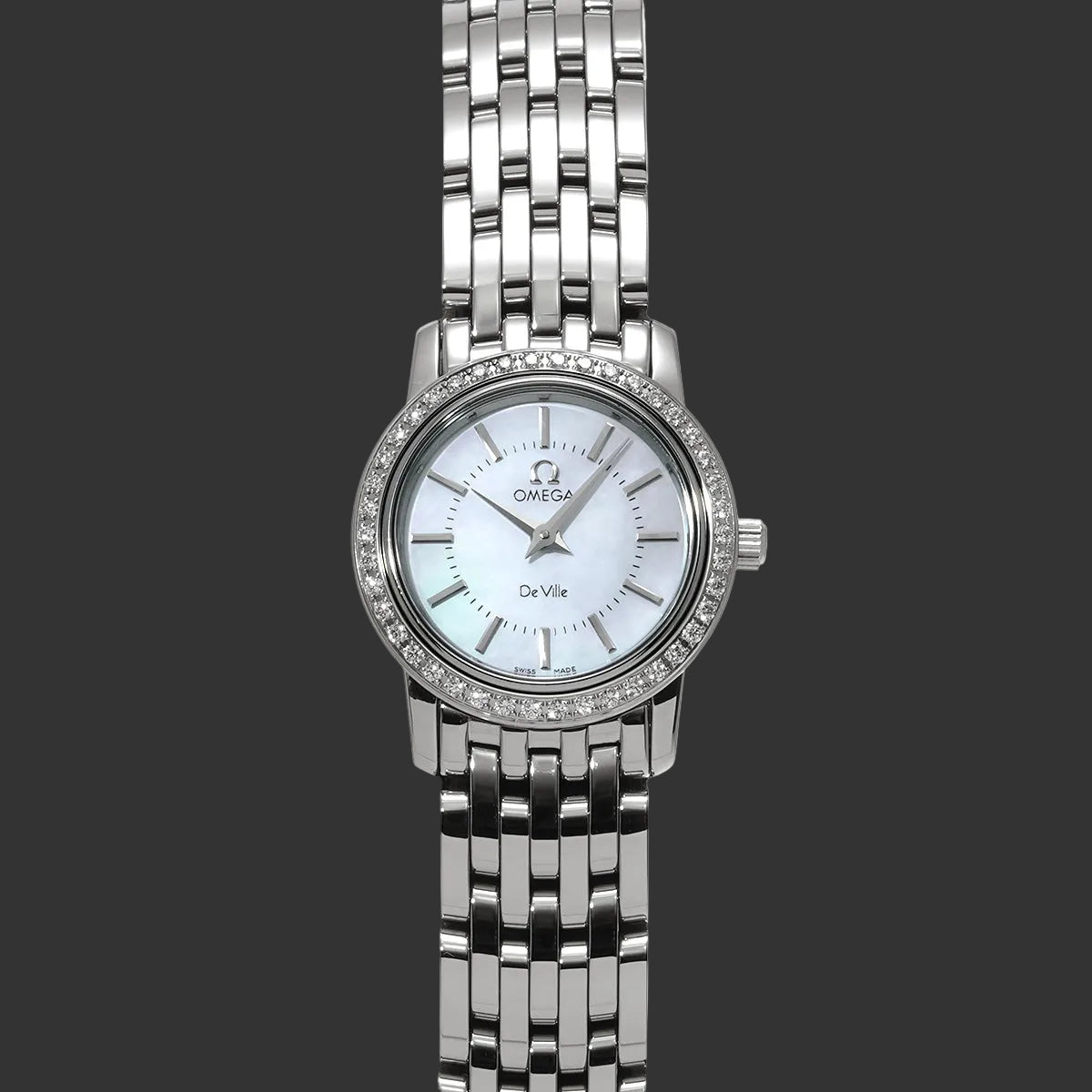 Omega De Ville 4575.74 2007 Cadran bleu nacré  Acier inoxydable