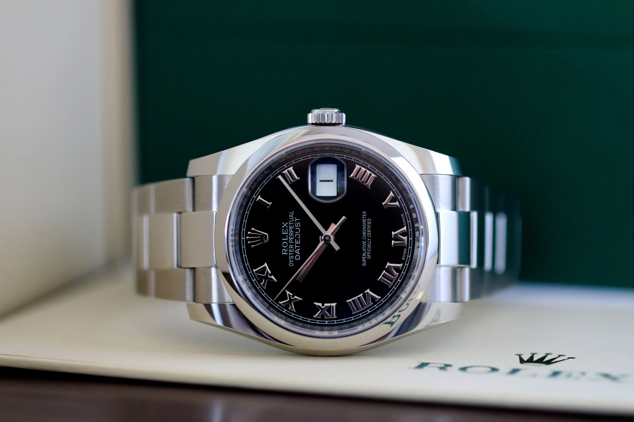 Rolex Datejust 36 116200 Komplettset 2012, sehr guter Zustand, zu verkaufen