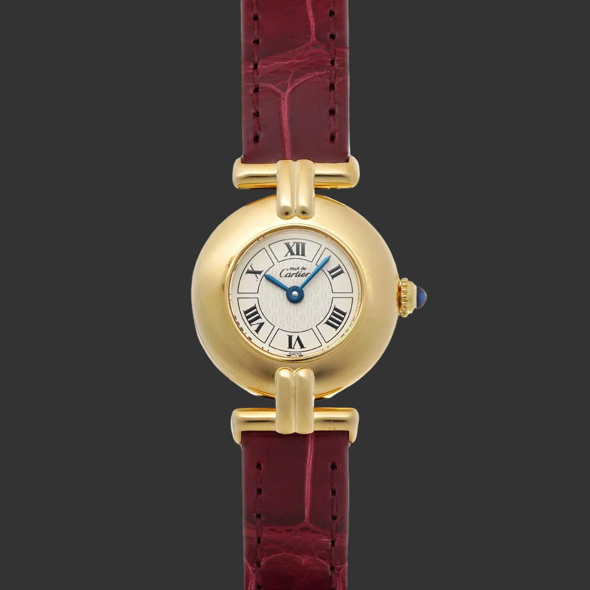 Cartier Must Colisée Vermeil PM W1009954 Elfenbein Vermeil