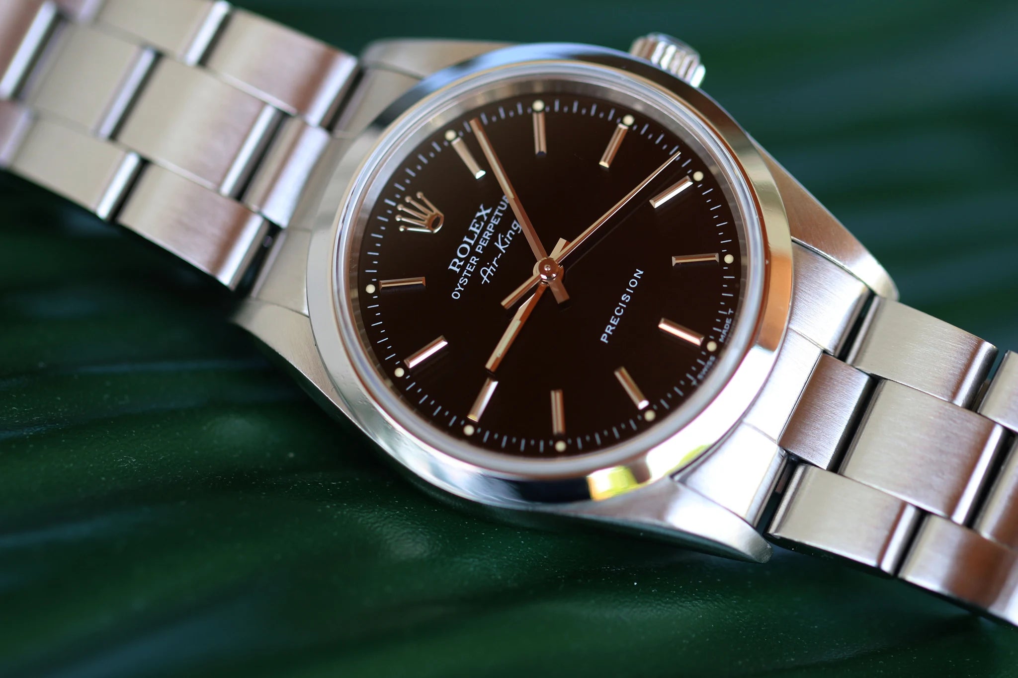 Rolex Air King 14000 Black Full set 1995