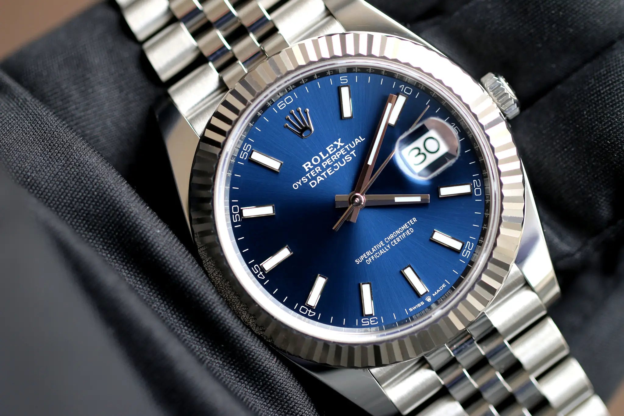 Rolex Datejust 41 126334 2025 Jubilee Blaues Zifferblatt