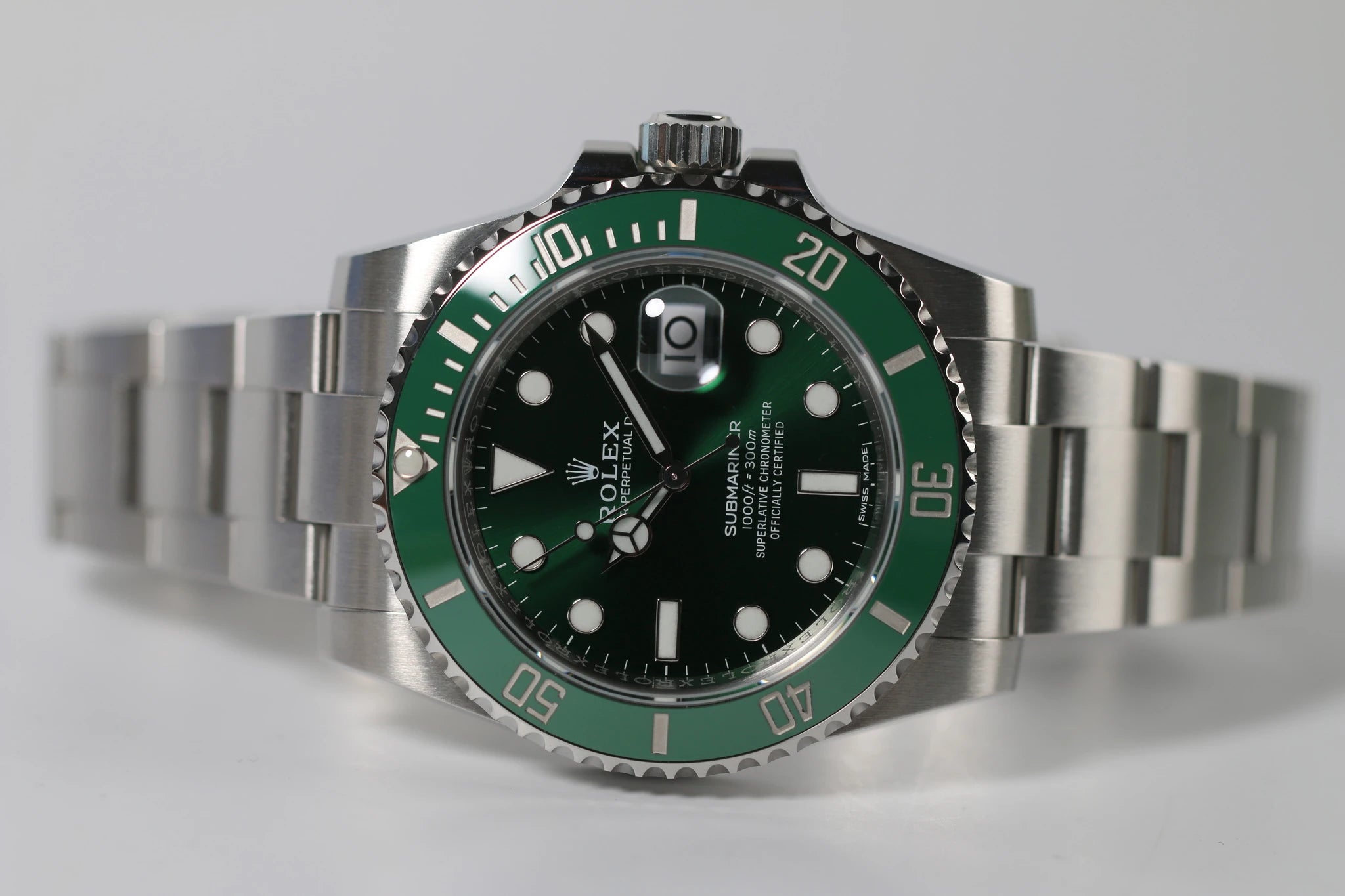 Rolex Submariner Date 116610LV 2017 Cadran vert
