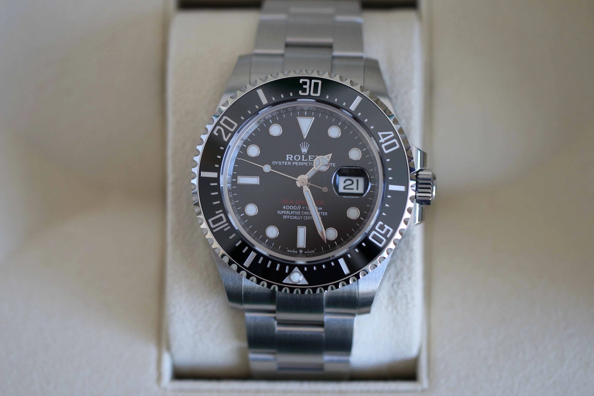 Rolex Sea-Dweller 126600 2025 Schwarzer Edelstahl