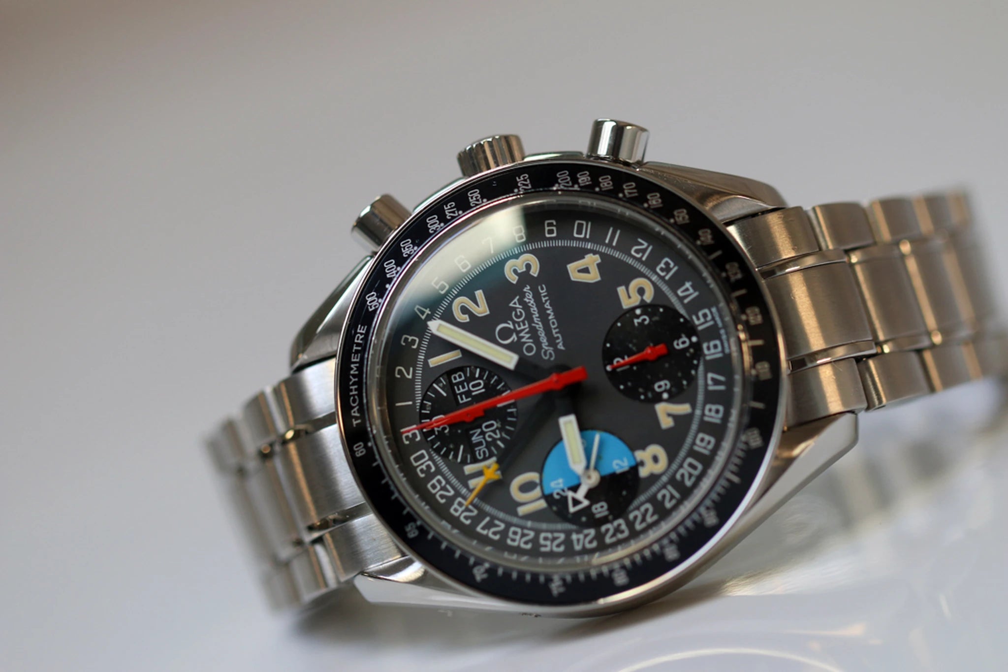 Omega Speedmaster Mark 40 AM/PM 3520.53 Grau Schwarz Edelstahl