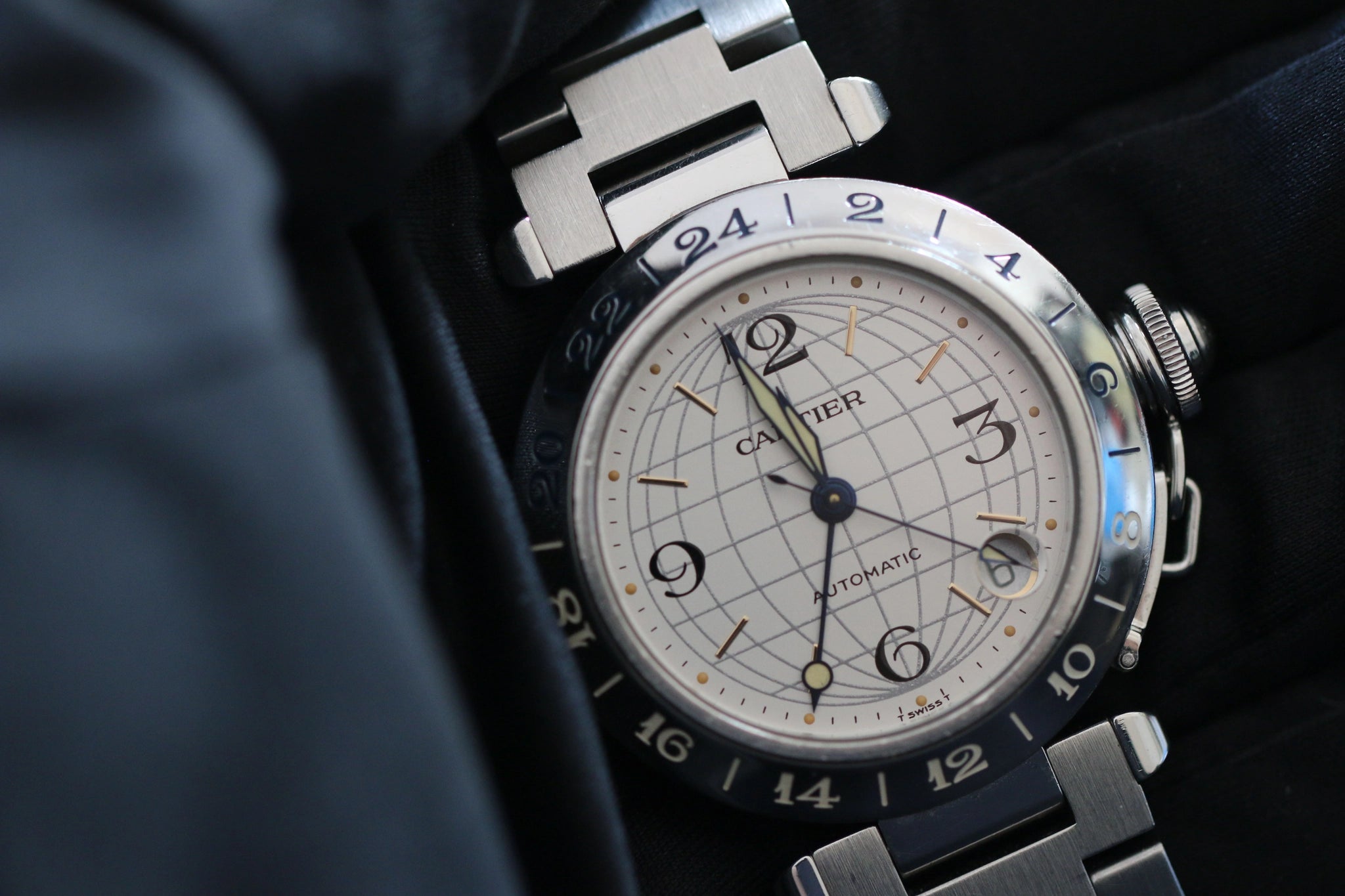 Cartier Pasha C Automatic W31029M7 Full set 1999