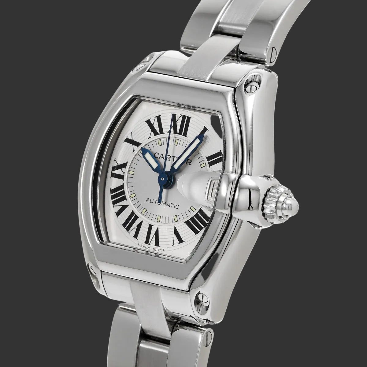 Cartier Roadster LM W62000V3 2003 Argent  Acier inoxydable