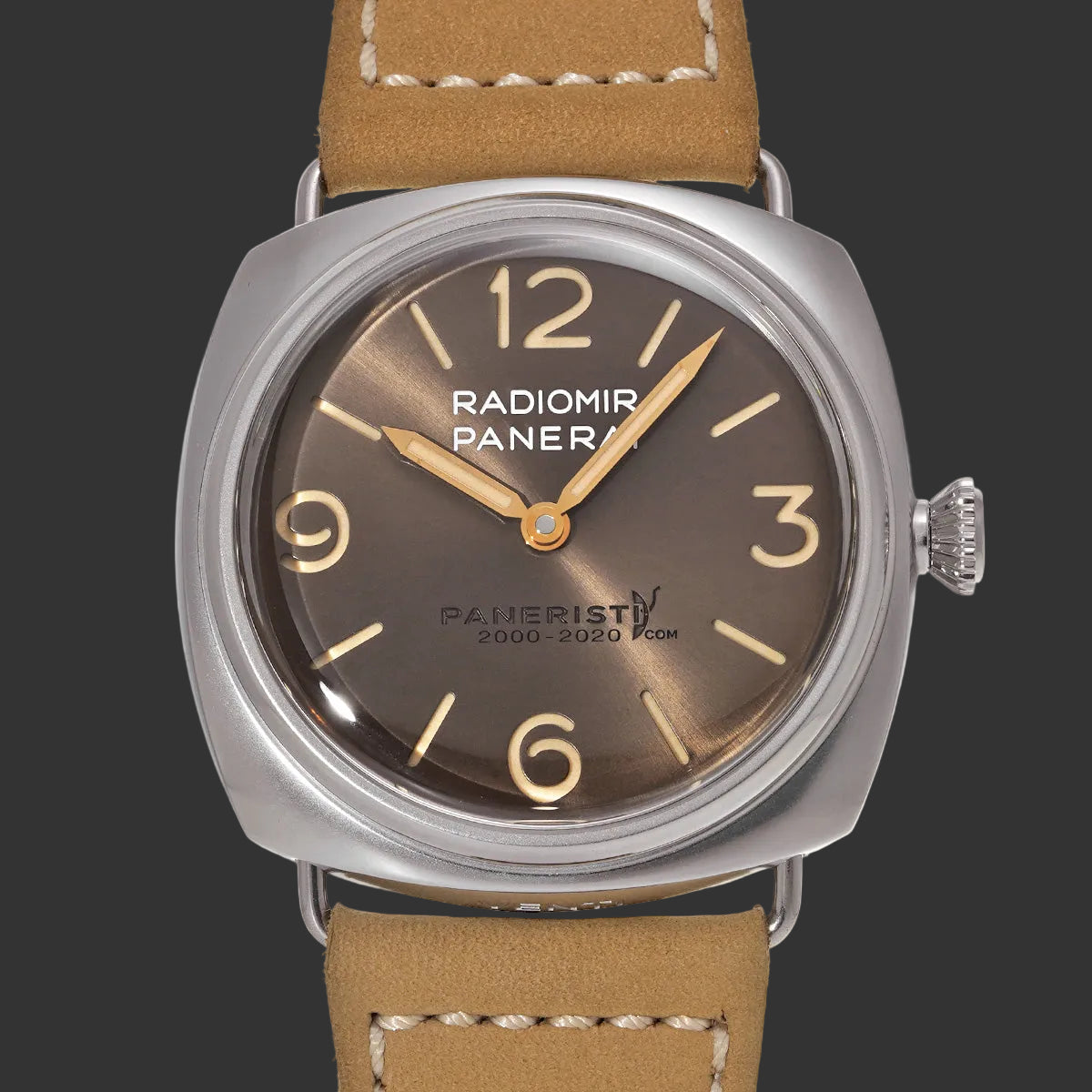Panerai Radiomir Venti Paneristi 20th PAM02020 2021 Brown Stainless Steel