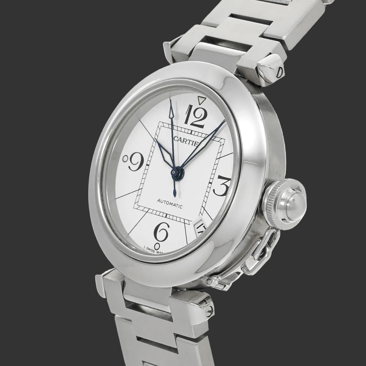 Cartier Pasha C W31074M7  Blanc Acier inoxydable