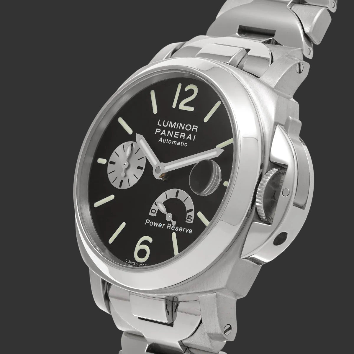 Panerai Luminor Réserve de marche PAM00126 2005 Noir  Acier inoxydable