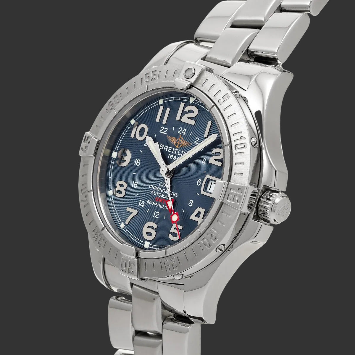 Breitling Aéromarine Colt GMT A311C42FA 2005 Bleu  Acier inoxydable