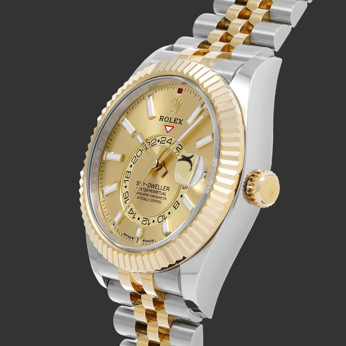 Rolex Sky-Dweller 336933 2023 Champagne  Acier inoxydable
