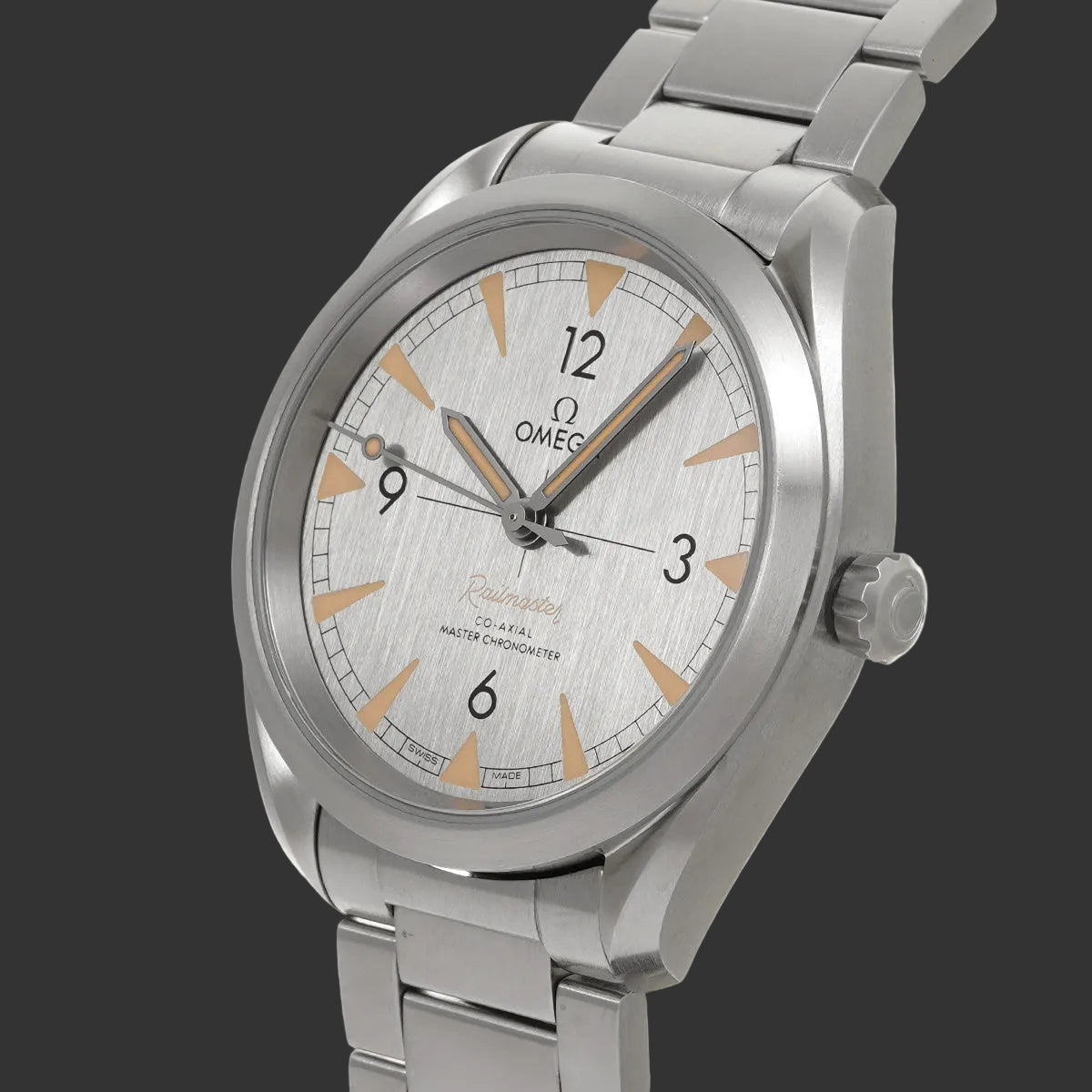 Omega Seamaster Railmaster 220.10.40.20.06.001 2025 Gris  Acier inoxydable